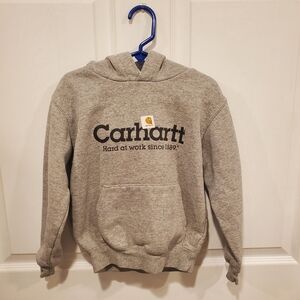 Kids Carhartt Heather Gray Hoodie (Rare)
